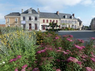 La Place de la Fontaine à Bonnat